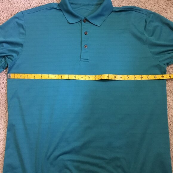 Golden Bear Performance Teal Polo Shirt - Picture 12 of 15